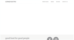 Desktop Screenshot of cornerbistrotl.com